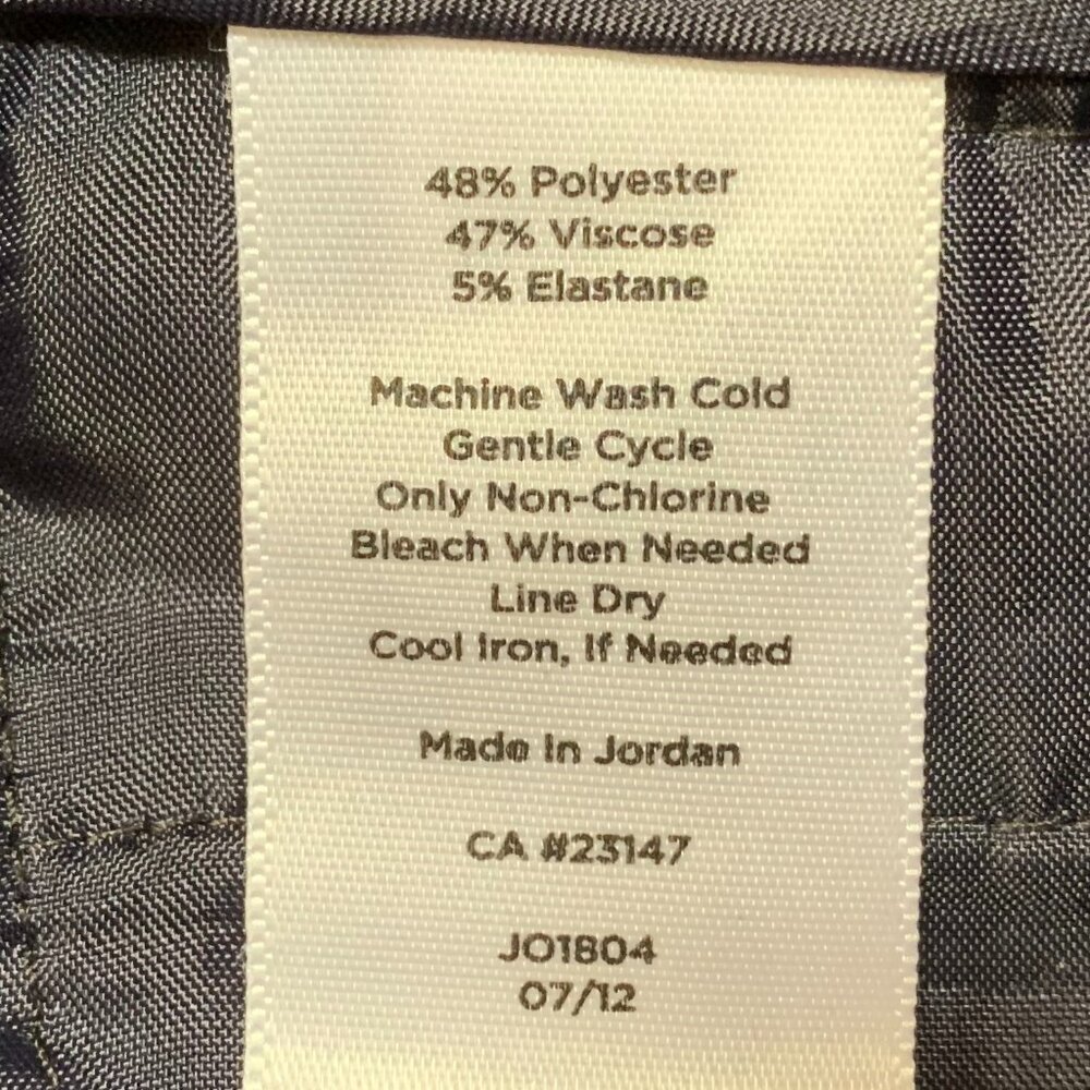 Talbots Navy Curvy Dress Pants Womens Size 4 - Picture 10 of 10